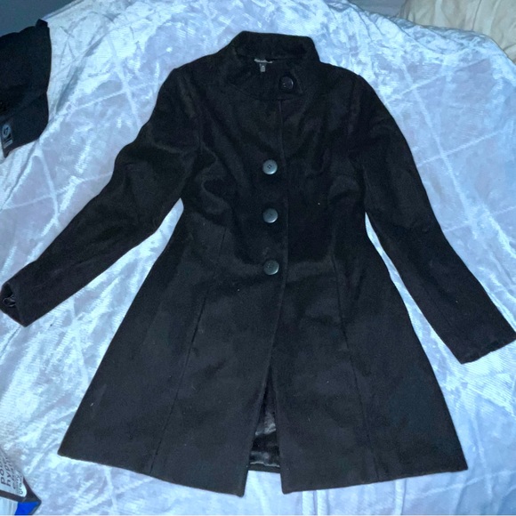 WARM CASHMERE LIKE TRENCH COAT - Picture 2 of 6